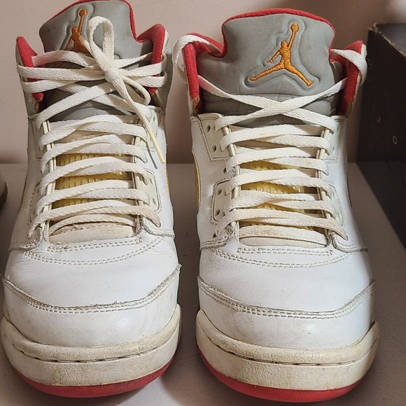 Lot of 2 Nike Air Jordan 5 8 Youth 6 5.5 Womens 7 7.5 Rare Vintage